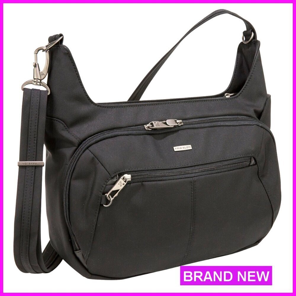 Anti-Theft Crossbody Hobo Messenger Bag Secure Travel Everyday Carry